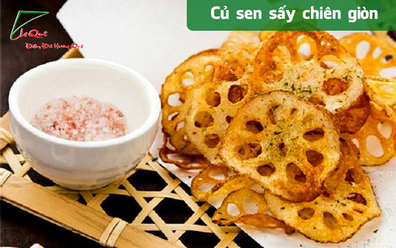 Cách chế biến củ sen sấy chiên giòn